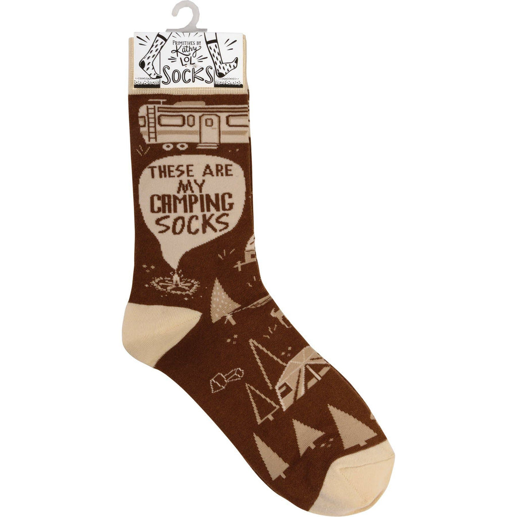These Are My Camping Socks