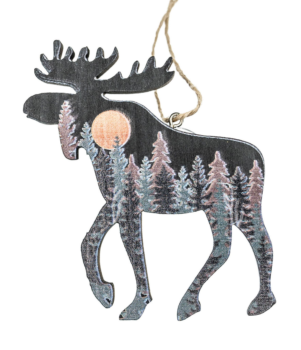 Wooden Forest Ornaments