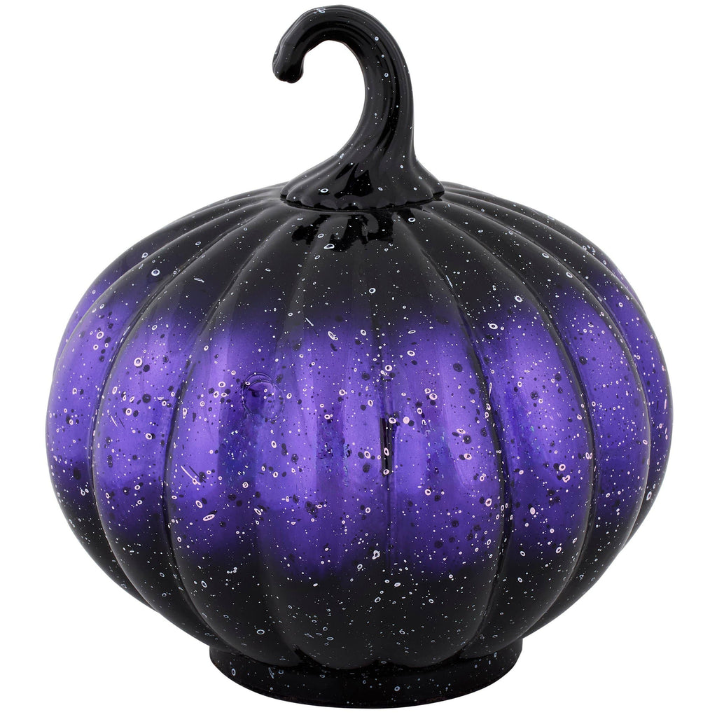 Small Purple Glass Pumpkin