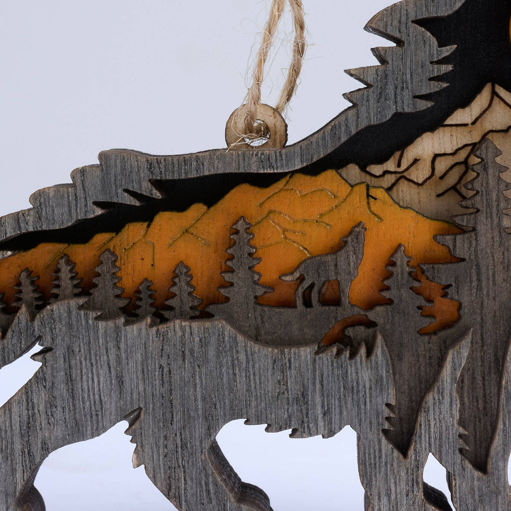 Wolf Magnetic Ornament