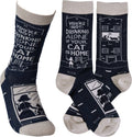 Not Drinking Alone If Your Cat Is Home Socks