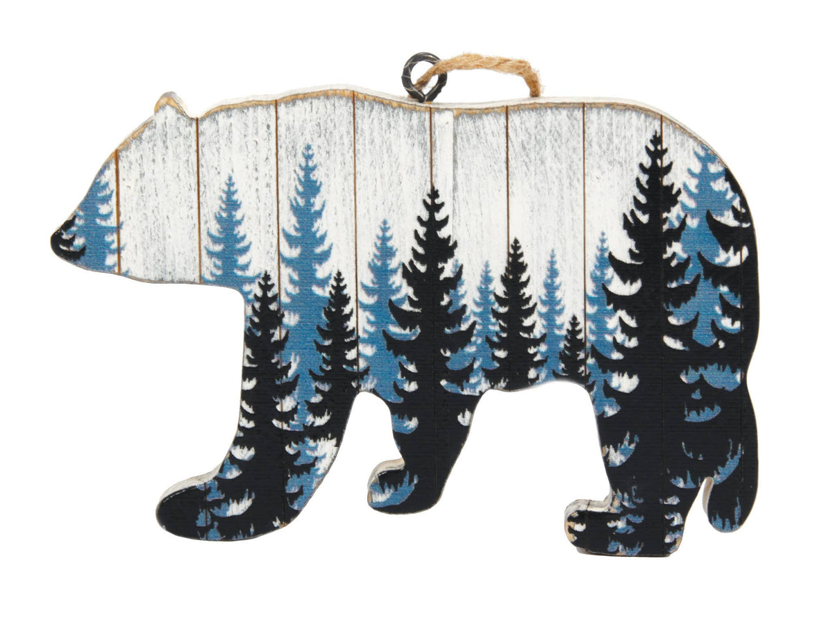 Wooden Forest Ornaments