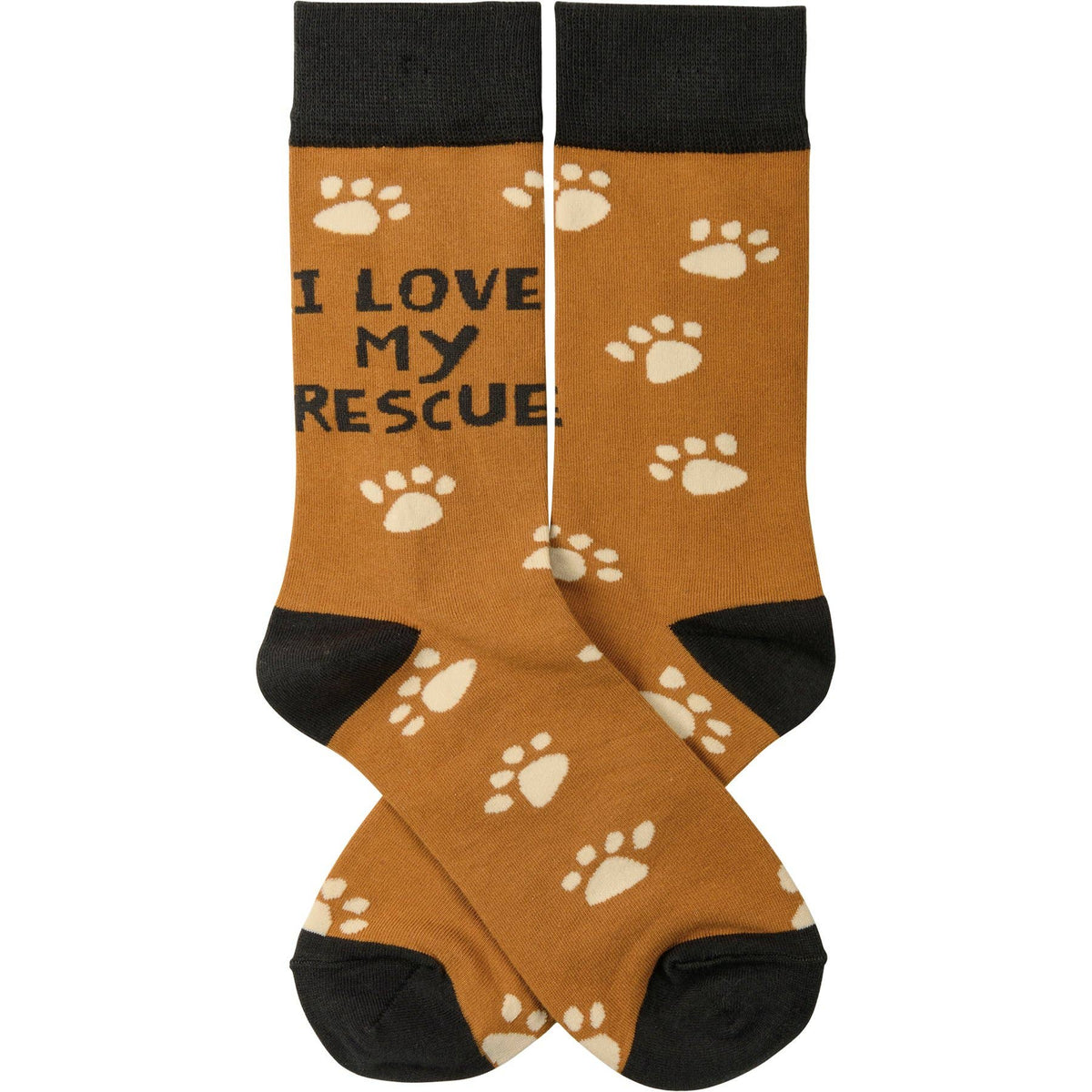I Love My Rescue Socks