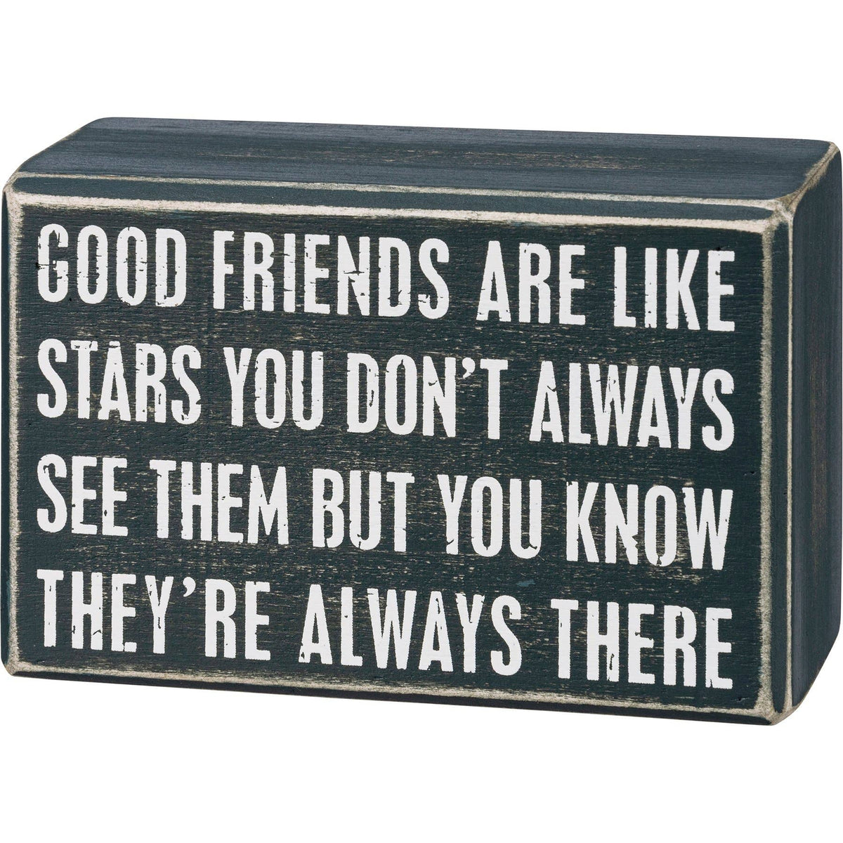 Good Friends Are Like Stars Box Sign And Sock Set