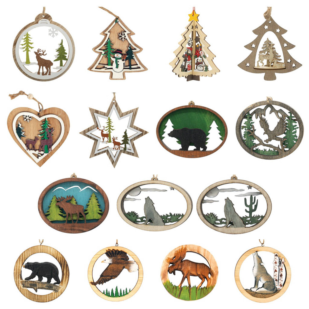 Christmas Wood Ornaments