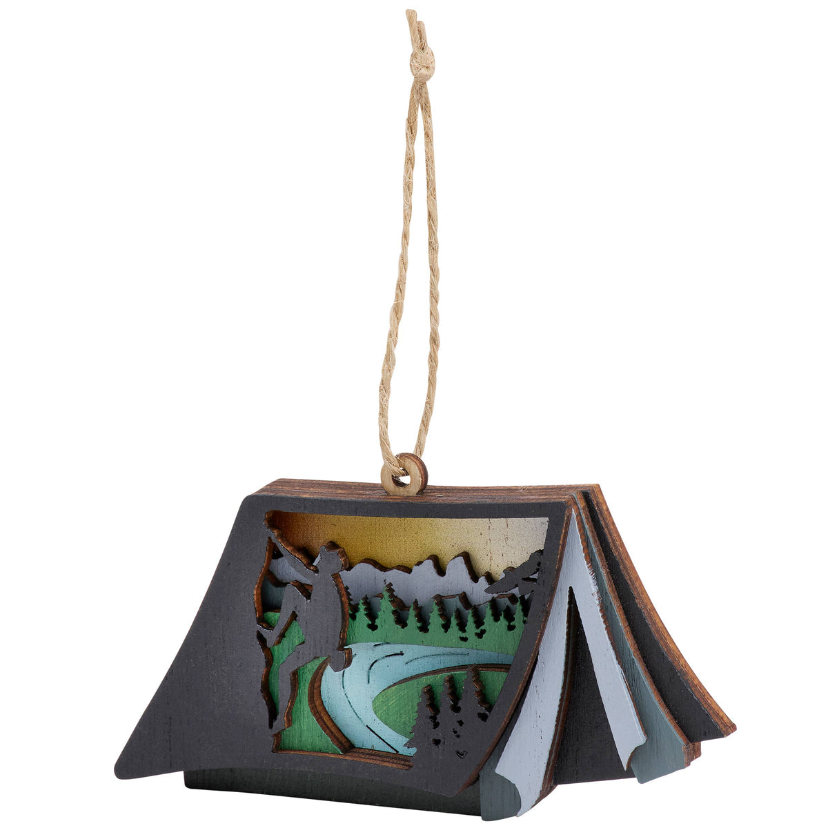 Camping Tent Magnetic Ornament