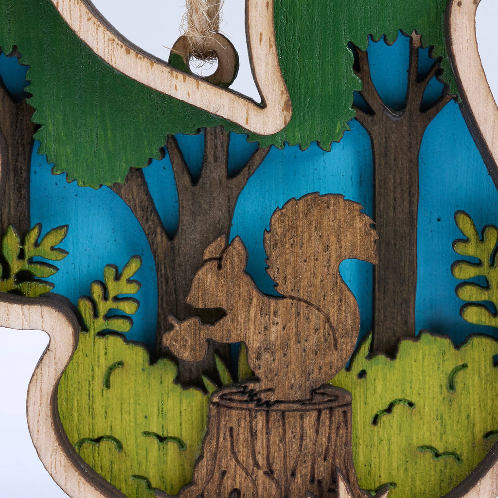 Squirrel Magnetic Ornament
