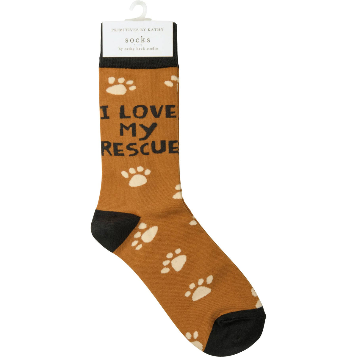 I Love My Rescue Socks