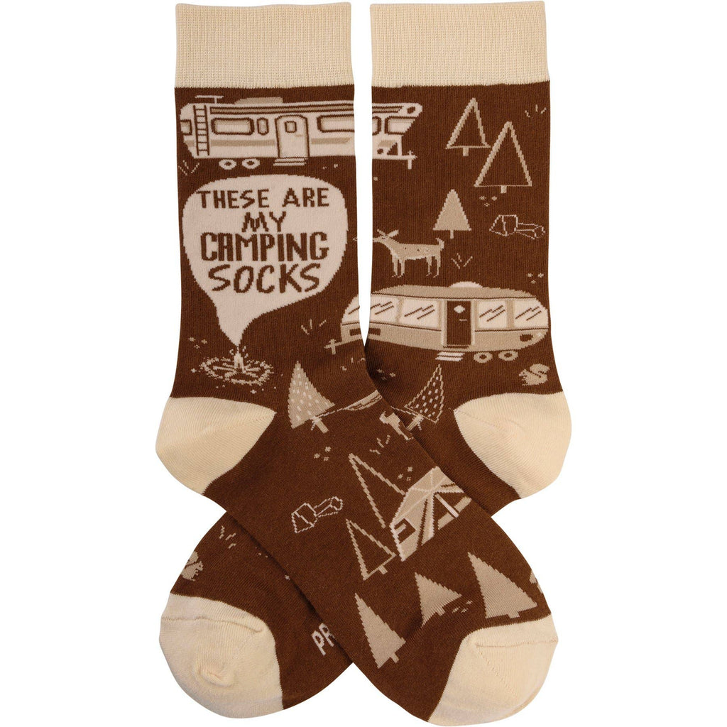 These Are My Camping Socks