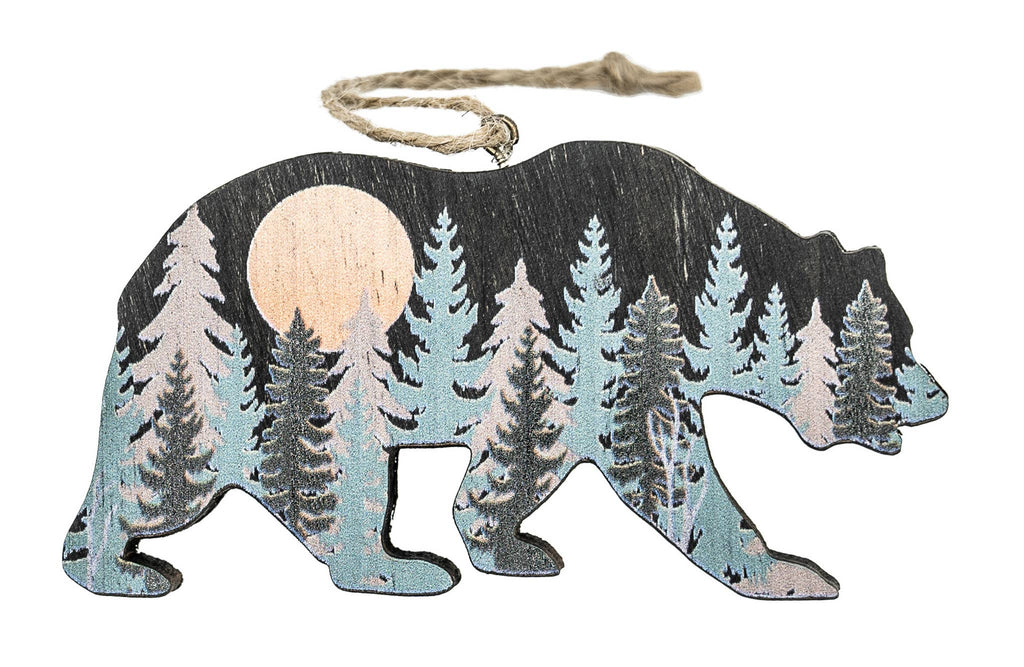 Wooden Forest Ornaments
