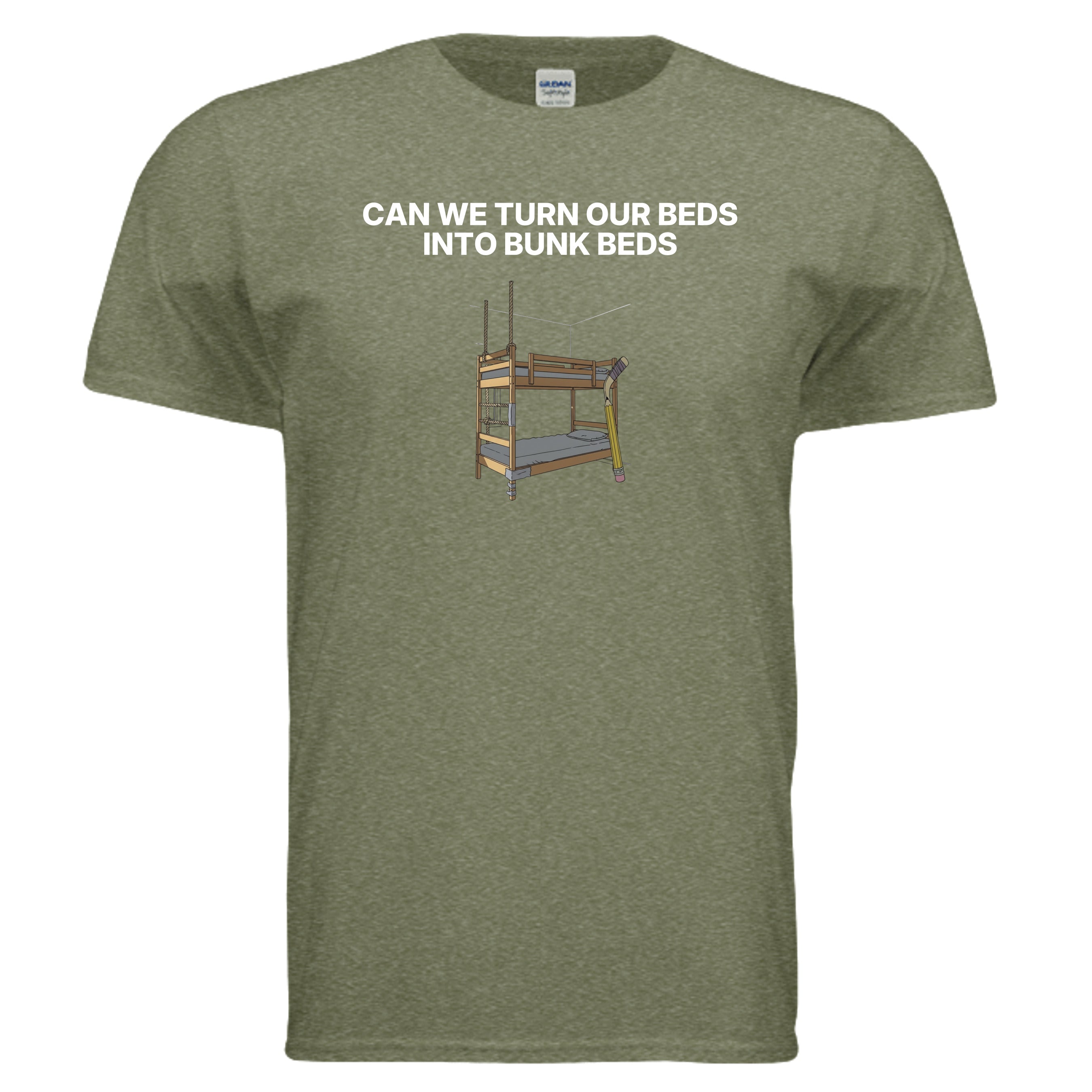 HEATHER MILITARY GREEN - G640 - FRONT