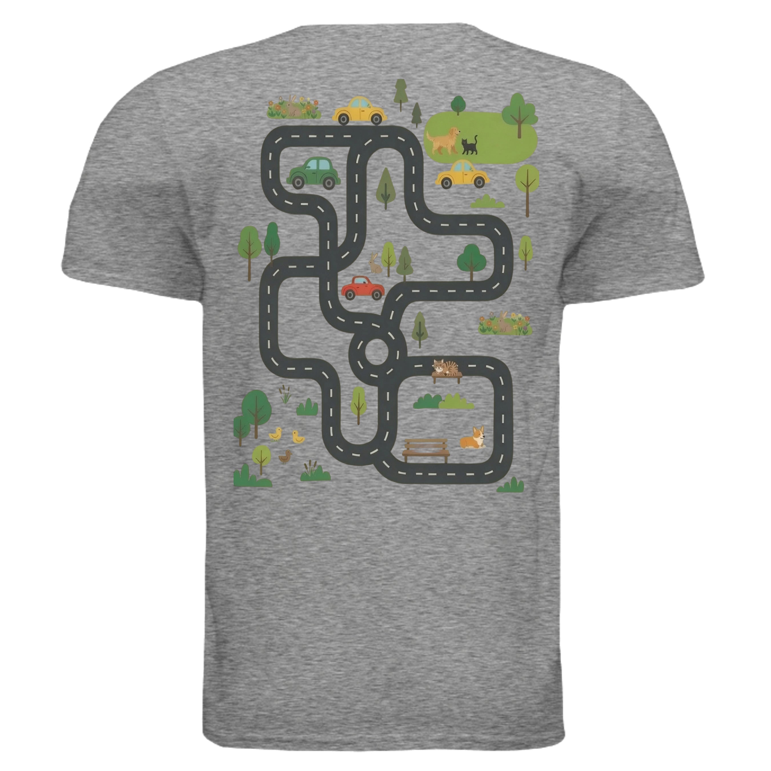 GRAPHITE HEATHER - G640 - BACK
