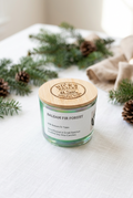 Balsam Fir Forest hand pored soy wax candle 3oz
